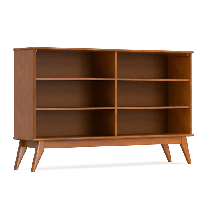 Draper - Handcrafted Low Bookcase Simpli-Home