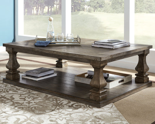 Johnelle - Rectangular Cocktail Table - Gray Signature Design by Ashley®
