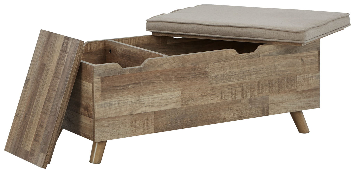 Gerdanet - Storage Bench - Beige