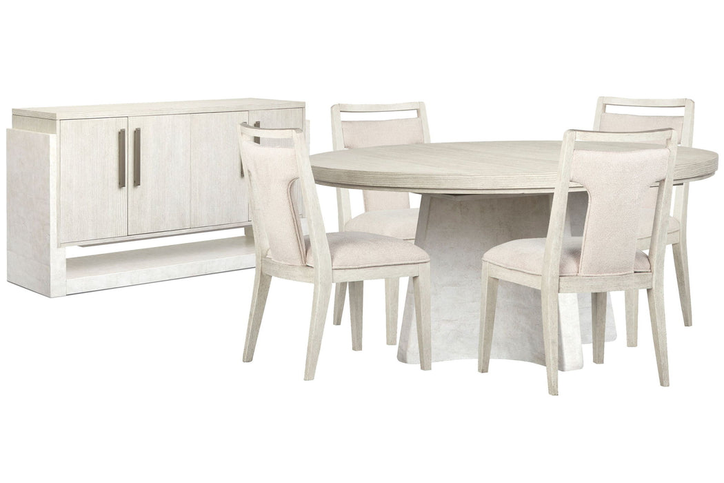 Lorelei - Extendable 54" Round Dining Table Set Magnussen Furniture