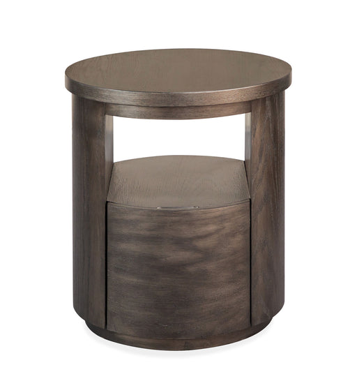 Bosley - Round End Table - Coffee Bean Magnussen Furniture