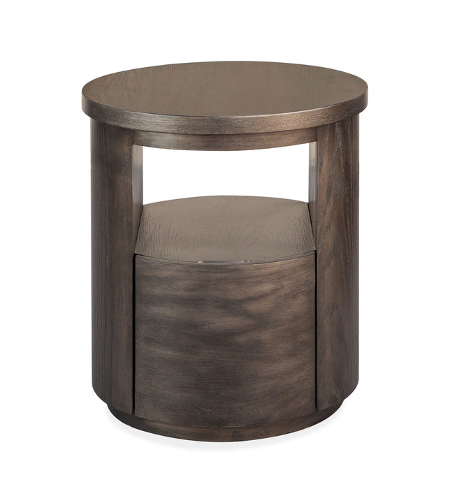 Bosley - Round End Table - Coffee Bean Magnussen Furniture