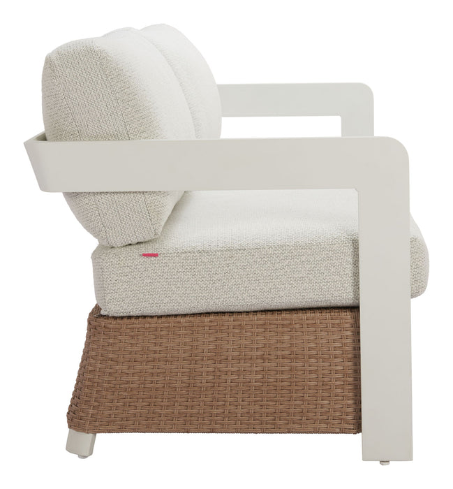 Gelo - Outdoor Sofa - White / Brown Zuo Modern