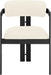 Aurum - Vegan Leather Upholstered Dining Chair With Graphite Black Base (Set of 2) Meridian Furniture