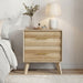 Medieval Double Drawer Bedside Table Home Essentials
