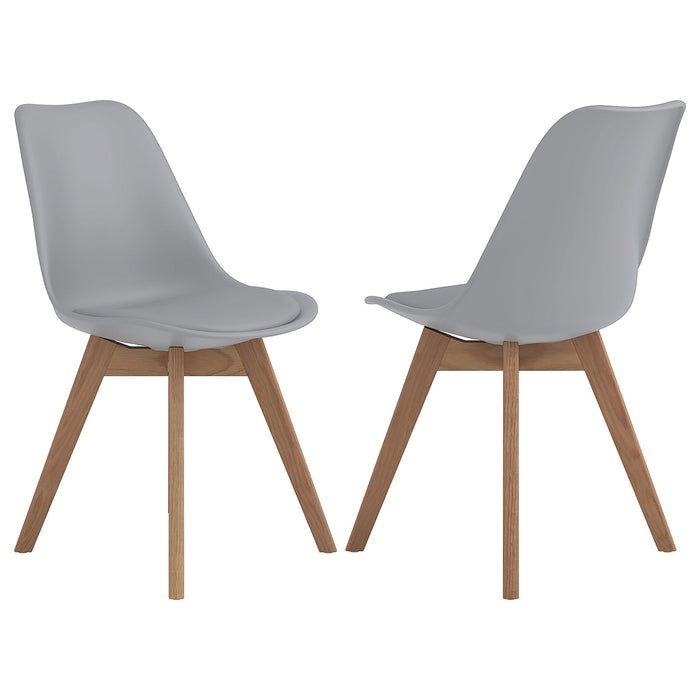 Elegant Padded Side Chair (Set Of 2) Furniture Max
