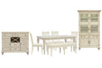 Newport - 8 Piece Extendable Rectangular Dining Table Set Magnussen Furniture