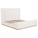 Kensington - Eastern King Sleigh Bed With Tall Wingback Headboard - Cream Furniture Max