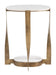 Orion - Accent Table - White / Brass Zuo Modern