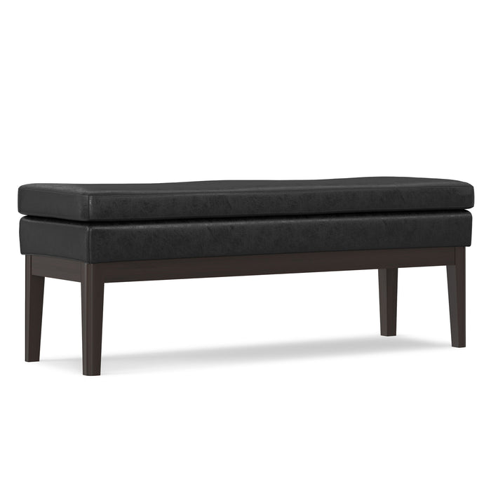Carlson - Ottoman Bench, Mid Century Design Simpli-Home