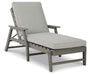 Visola - Chaise Lounge with Cushion - Gray Signature Design by Ashley®