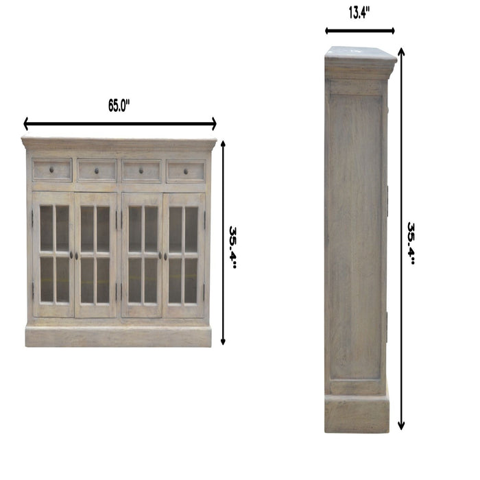 Acid - Glazed Sideboard - Gray