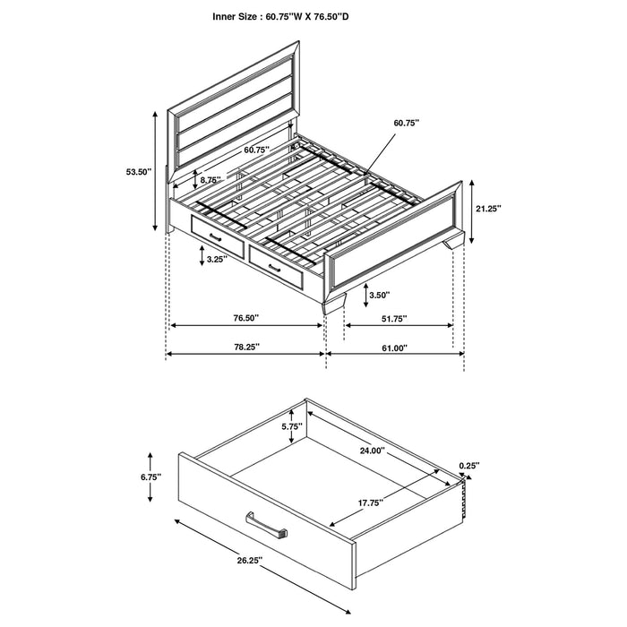 Copper - Bedroom Set Furniture Max