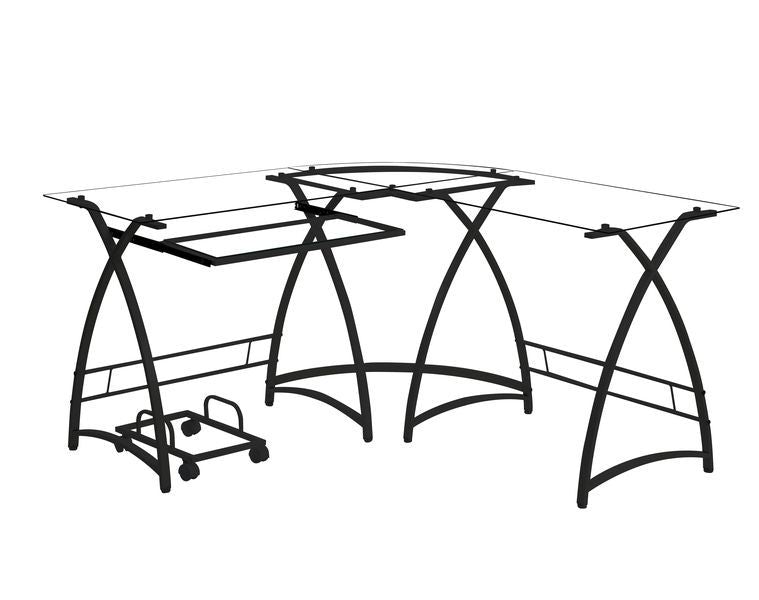 Dazenus - Desk - Glass Top ACME