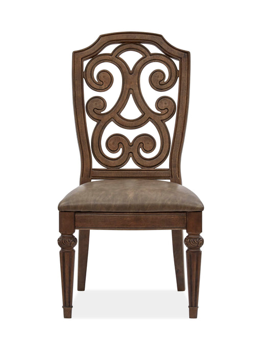 Durango - Wood Dining Side Chair With Upholstered Seat (Set of 2) - Willadeene Brown Magnussen Furniture