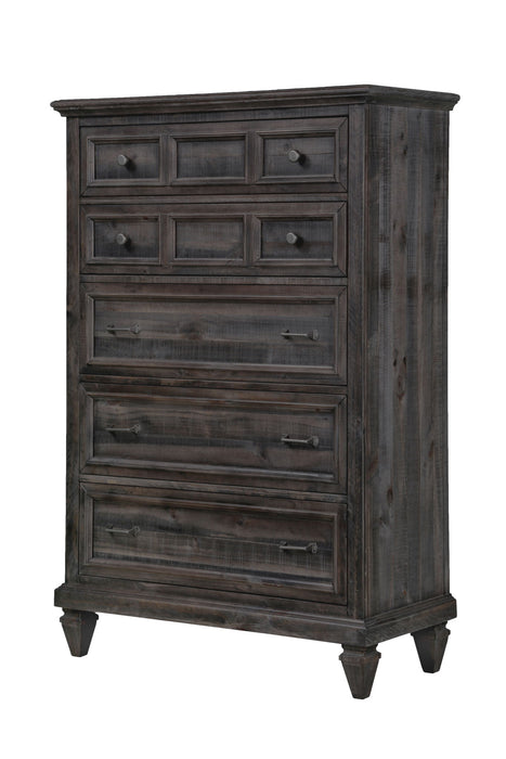 Calistoga - 5 Drawer Chest - Weathered Charcoal Magnussen Furniture