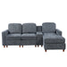 L - Sectional Sofa With Reversible Chaise Hearth and Haven