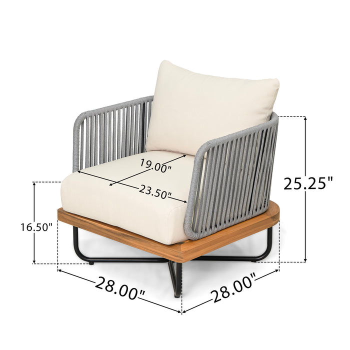 Lucca - Outdoor Acacia Wood Chair