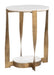 Orion - Accent Table - White / Brass Zuo Modern