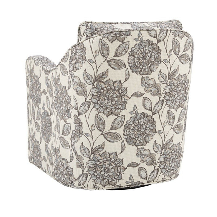 Wide Seat Arm Chair With 360 Degree Rotation