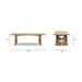 Carmel - 8 Seater Dining Table - Antique Brown Jennifer Taylor Home
