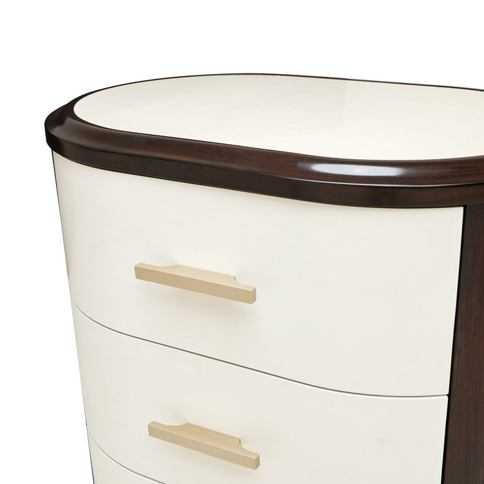 Paris Chic - Nightstand - Espresso Brown