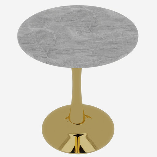 Coffee Table With Round Top For Living Rooms - Golden Home Essentials