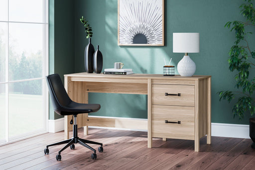 Battelle - Home Office Desk - Tan Signature Design by Ashley®