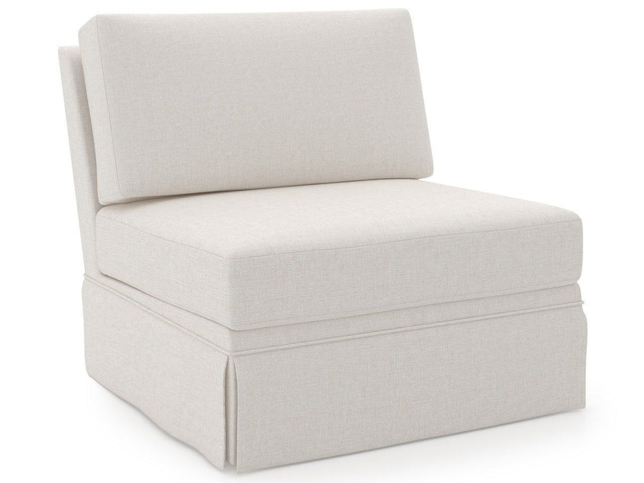 Filmore - Skirted Armless Chair, Special Order - White Universal Furniture