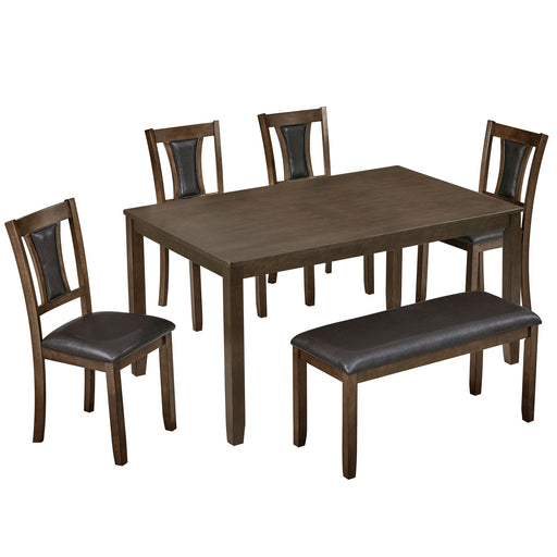 Modern Dining Table Set With Upholstered Chairs Home Essentials