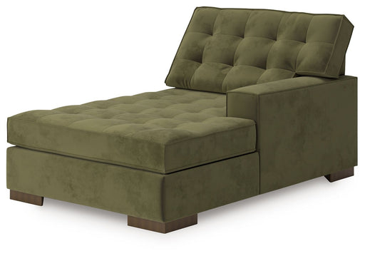 Caspian-Town - RAF Corner Chaise - Olive Signature Design by Ashley®