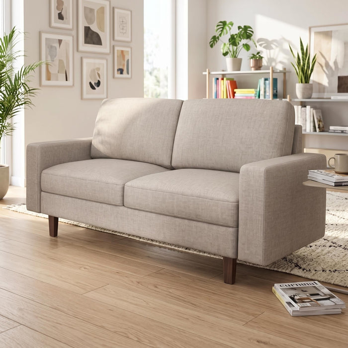 Loveseat Sofa, 2 Seat Couch With Removable Cushion For Living Room US Pride