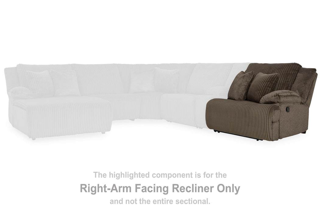 Top Tier - Raf Zero Wall Recliner - Chocolate