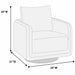 Swivel Accent Chair Upholstered Home Essentials