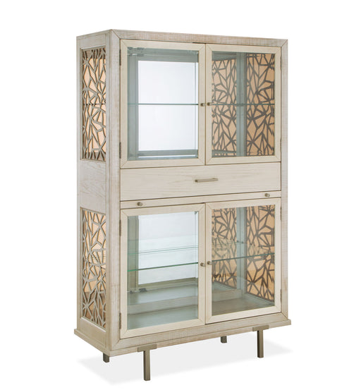Lenox - Display Cabinet - Warm Silver Magnussen Furniture
