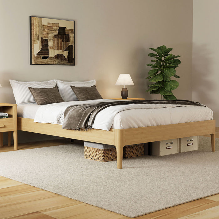 Modern Minimalist Style Platform Bed Hearth and Haven