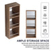 30" Wall Mounted Mirror Cabinet With And Frame, Storage Vanity For Bathroom - Imitative Oak Home Essentials