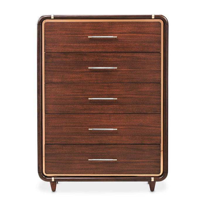Mason Park - 5-Drawer Gentlemen's Chest - Umber