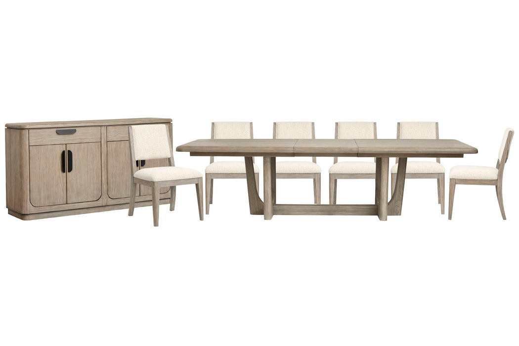 Braelyn - Extendable Trestle Dining Table Set Magnussen Furniture