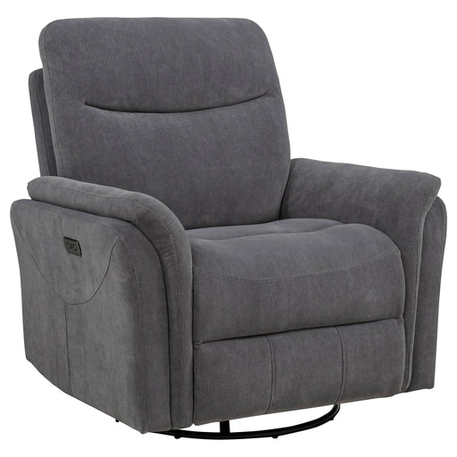 Beacon - Power Swivel Recliner With USB Charging And Adjustable Recline Furniture Max