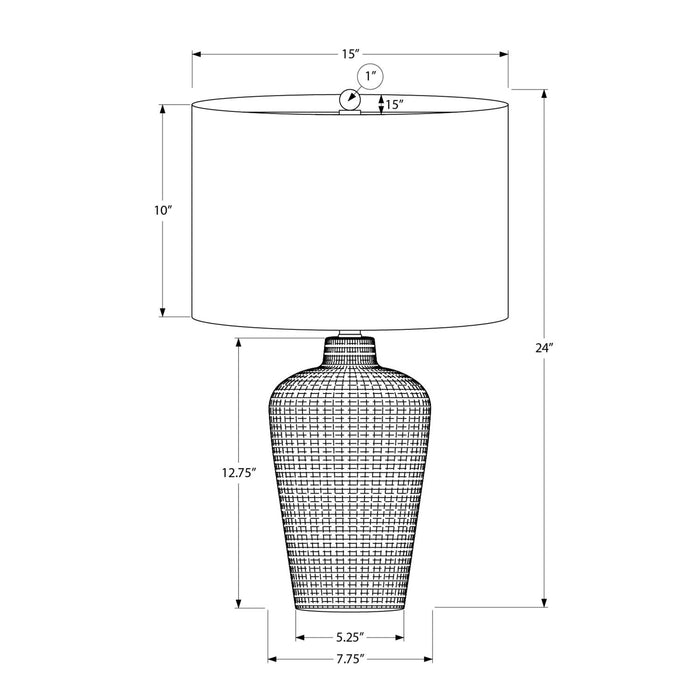 Table Lamp, Lighting, Contemporary - Black 8th Street