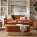 Alana Lawson - Modern Three Cushion Tightback Sofa Jennifer Taylor Home
