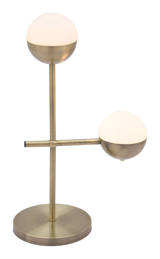 Waterloo - Table Lamp - White / Bronze Zuo Modern