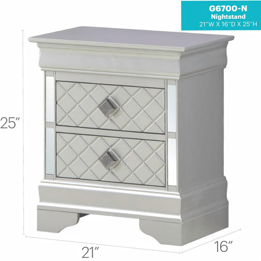 Nightstand - Champagne Glory Furniture
