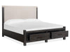 Plum Creek - Upholstered Panel Storage Bed Magnussen Furniture