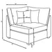 Lafayette - Modular Upholstered Sectional Sofa Furniture Max