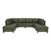 Upholstered Modular Sectional With Custom Configuration And Removable Cushions Home Essentials