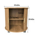 Cylinder Nightstand With Charging Station & Sliding Door Home Essentials