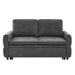 Convertible Sofa Bed Loveseat With Adjustable Backrest And USB Ports Hearth and Haven