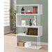 Elias - 4 Shelf Bookshelf With Zigzag Design Furniture Max
